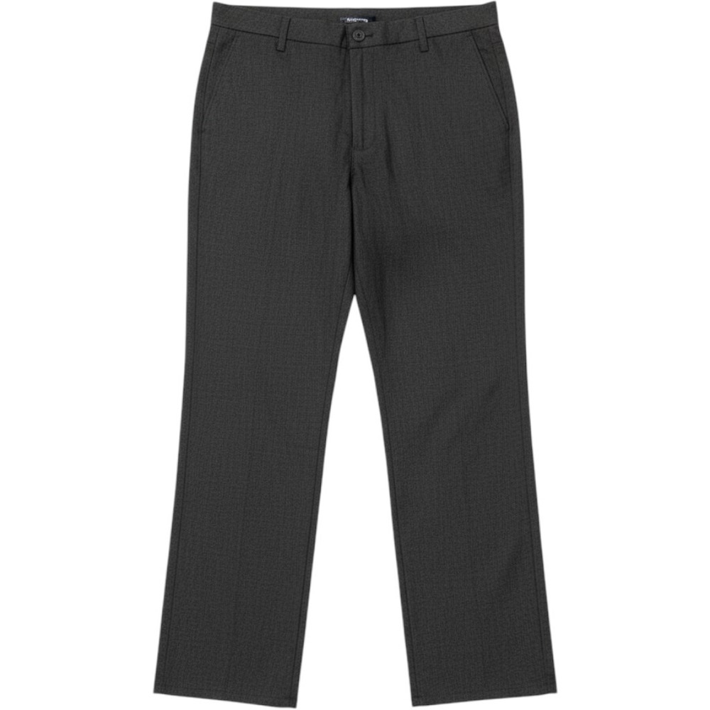 Lee Relaxed Fit Straight Leg Pants Charcoal Grey 18 Medium Mid Rise Stretch